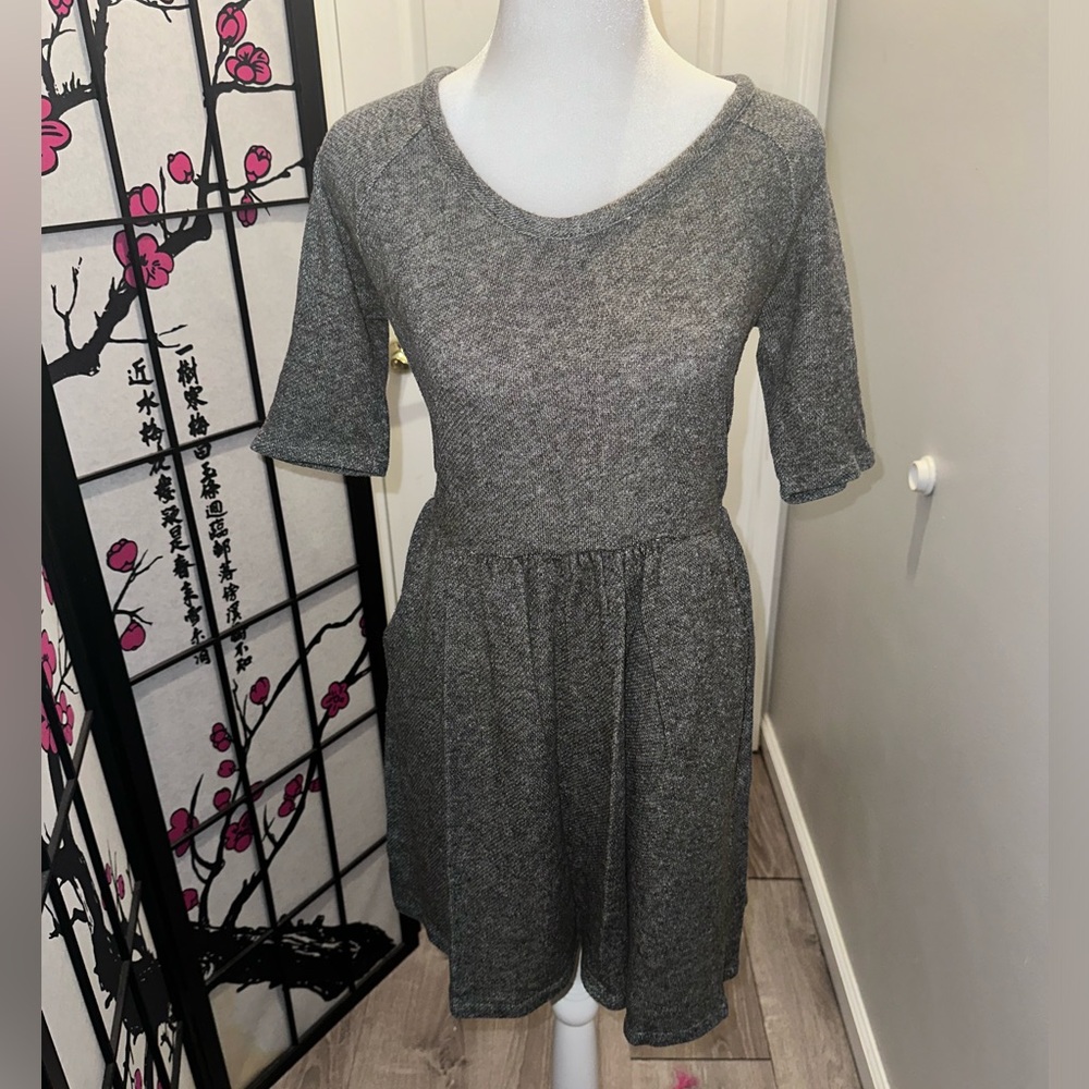 Xhiliration size M gray dress